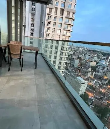 Appartamento Ultra Luks Full Furnished Queen Sinpas Rezidans Ferah Balkon Provincia di Istanbul