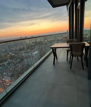 Ultra Luks Full Furnished Queen Sinpas Rezidans Ferah Balkon Provincia di Istanbul